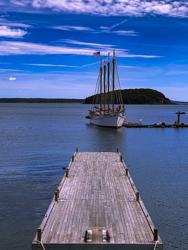 Bar Harbor Waterfront Maine by Kerry Frysinger